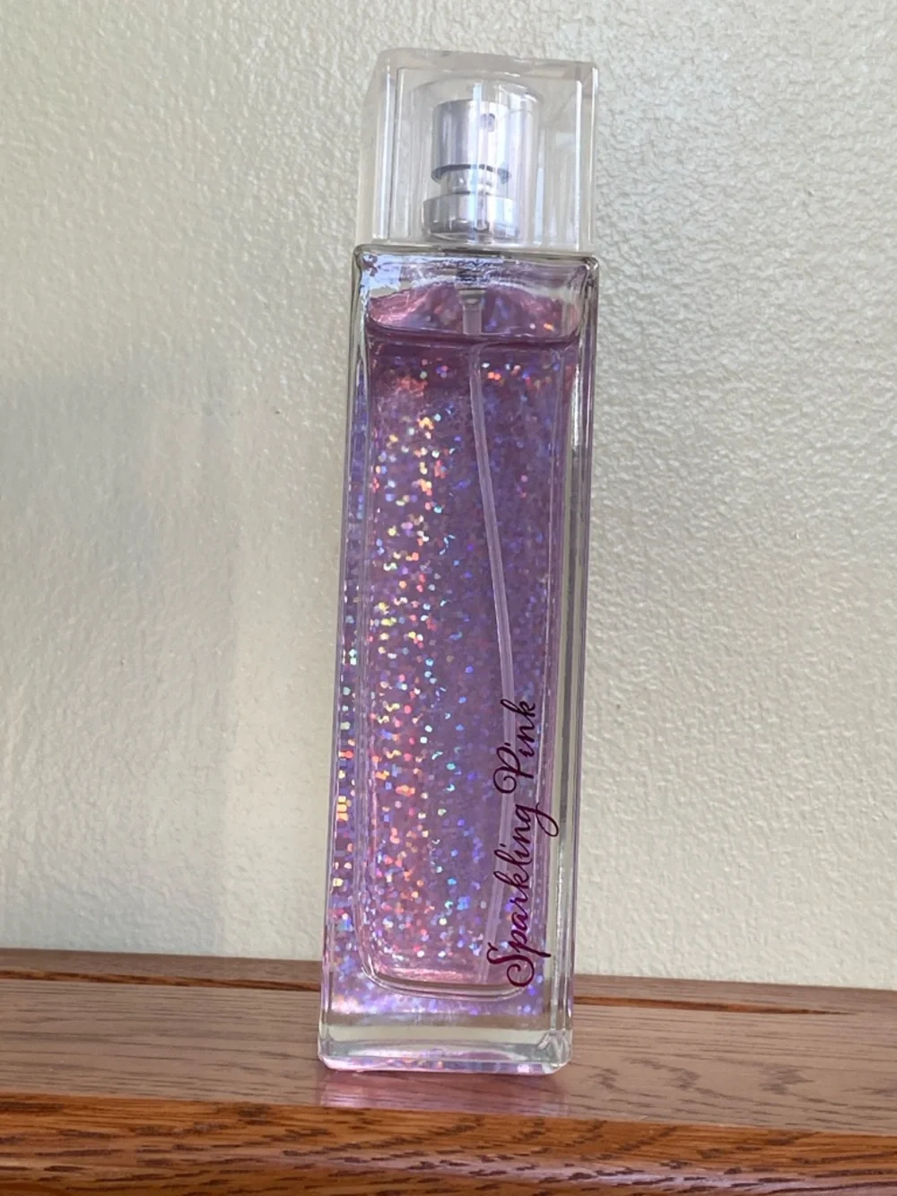 Royal Sparkling Pink Glitter Bottle Sicura